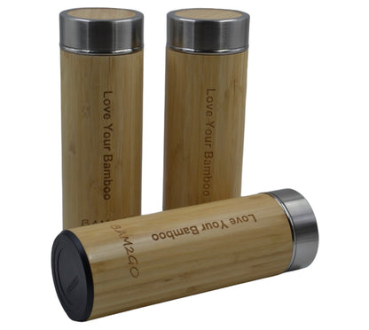 bamboo thermos bottle