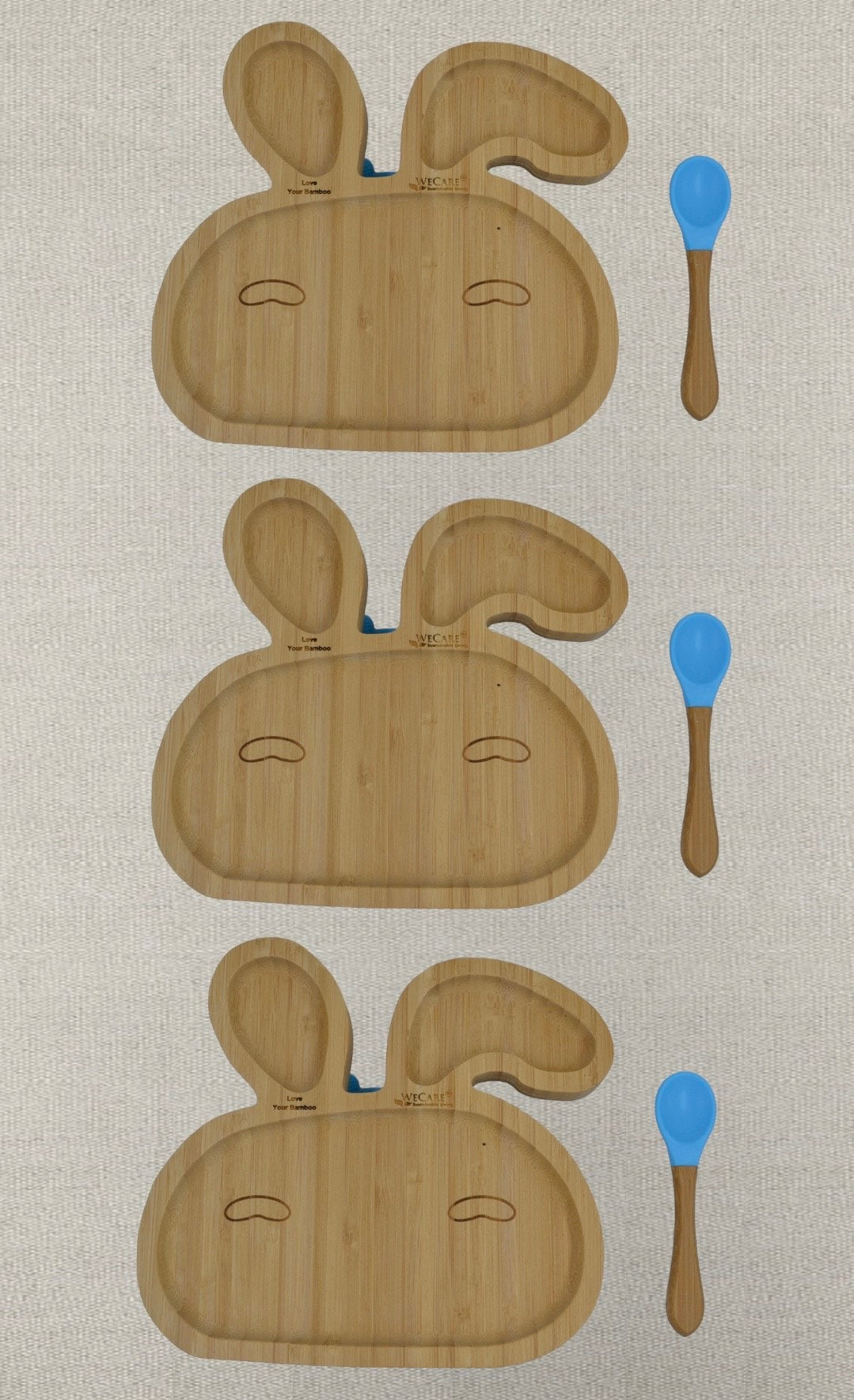 Bamboo Plate Bunny 