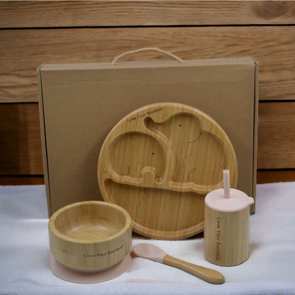 Bamboo Plate with box