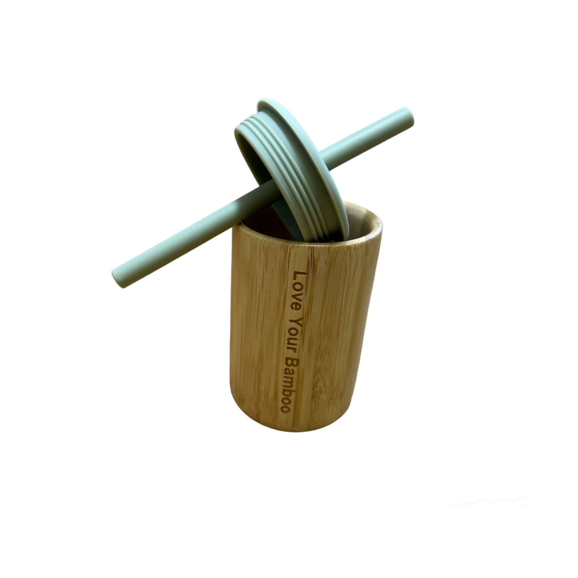 Bamboo Bottle with cover out 
