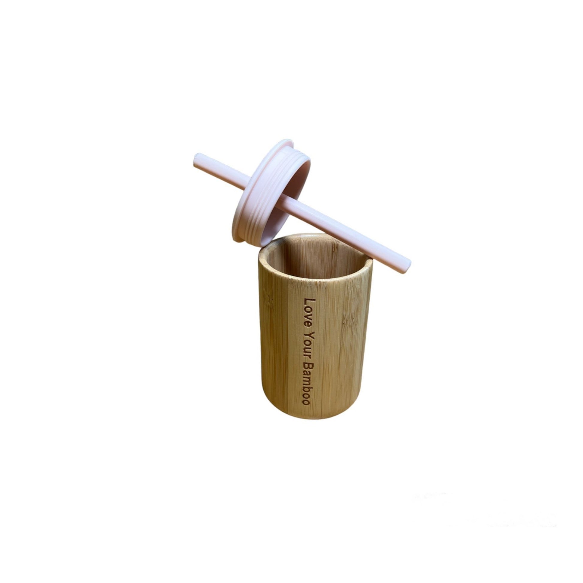 Bamboo Bottle with cover out 