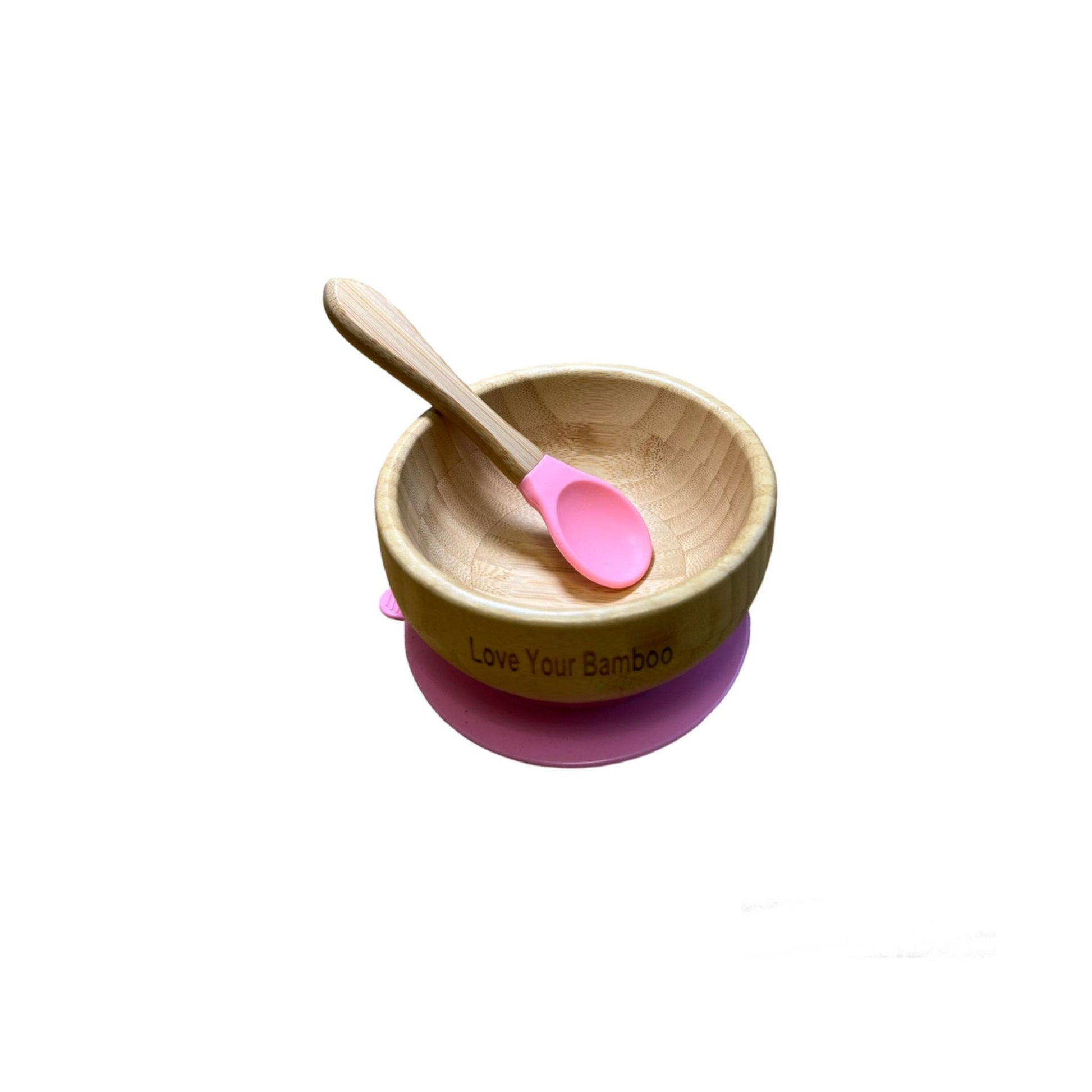 Bamboo Bowl with Spoon 