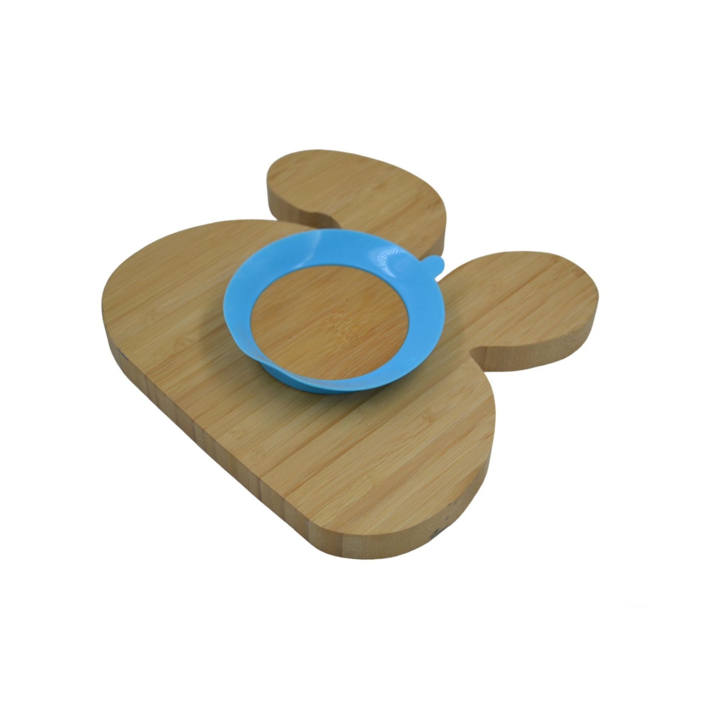 Bamboo Plate Bottom suction Bunny